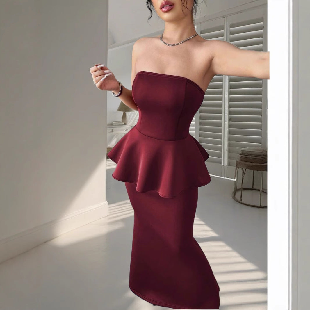 Western Style All-matching Pure Desire Coat Skirt