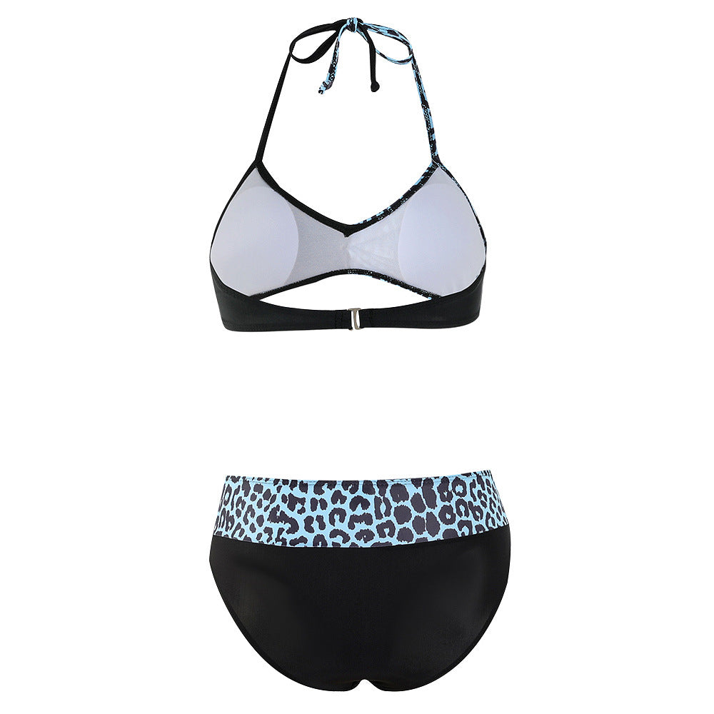 Lace Up Bikini Two-piece Set Swimsuit For Women