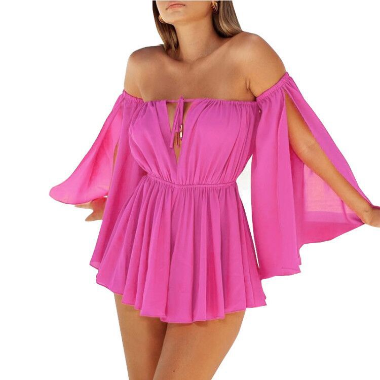 Tube Top Casual Outdoor High Waist Dress