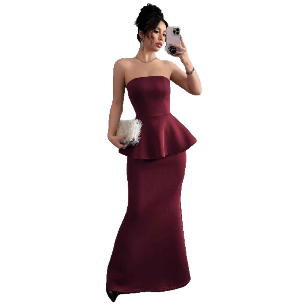 Western Style All-matching Pure Desire Coat Skirt