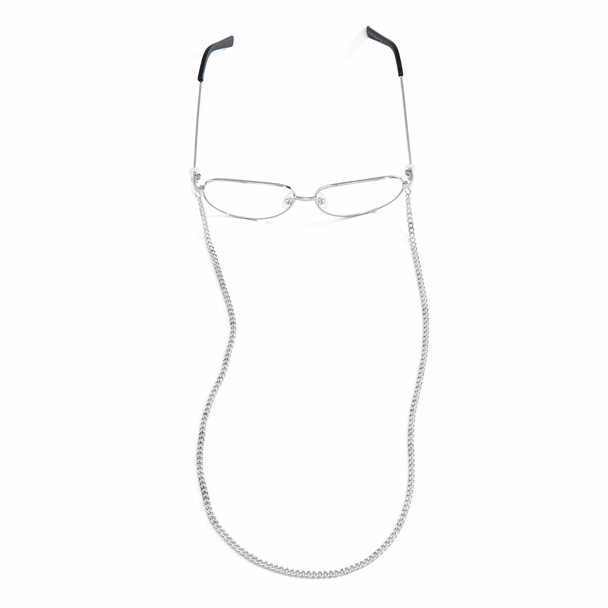 Simple Elegant Metal Chain Eyeglasses Chain Hip Hop Cool Single Layer Lanyard Accessories