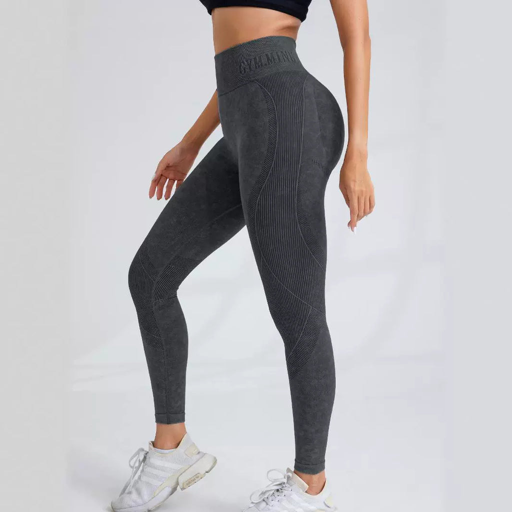 Sports Cycling Pants Quick-drying Yoga Pants High Waist Hip Lift Slim Fit Fitness Pants