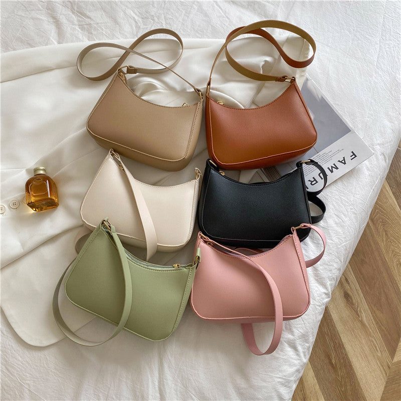 Women's Retro Portable Shoulder Underarm Bag Handbag