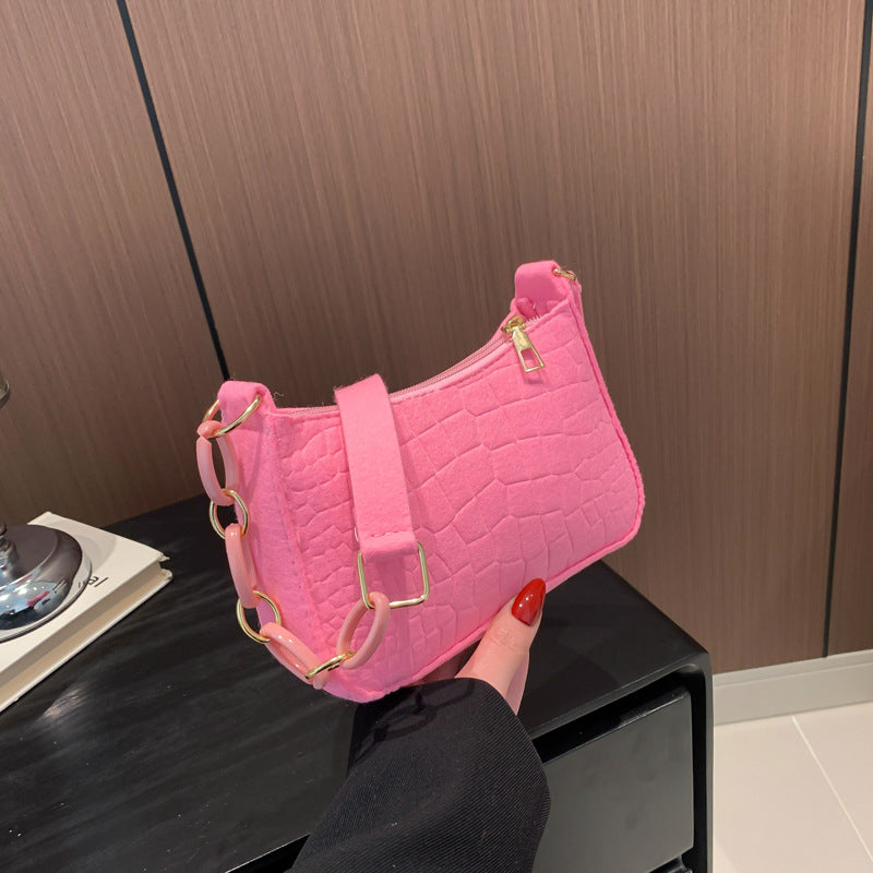 Chain Small Bag Trendy Lightweight Shoulder Bag Fashion