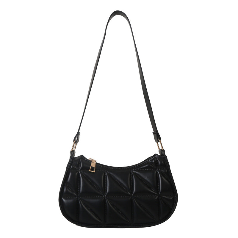 Retro Casual Portable Shoulder Bag Fashion Underarm Bag Women
