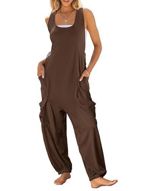 Women's Sling Loose Casual Jumpsuit