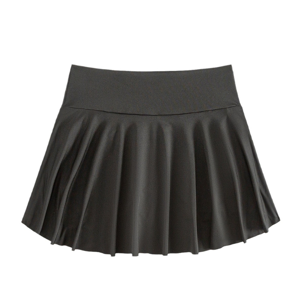 New With Shorts Sports Wicking Yoga Workout Slimming Short Skirt For Women