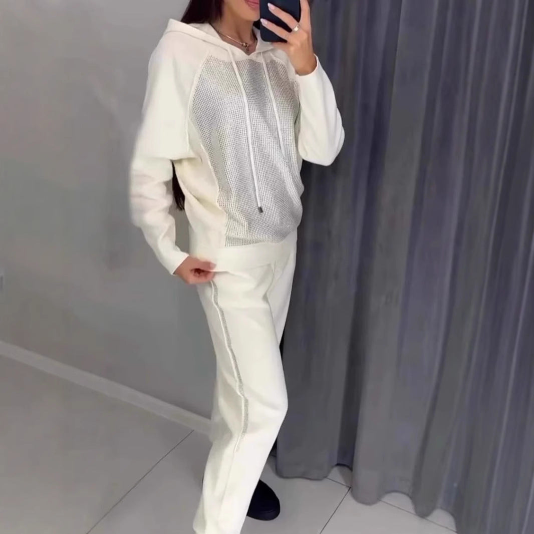 Women's Fashion Casual Hooded Sweater Sports Suit