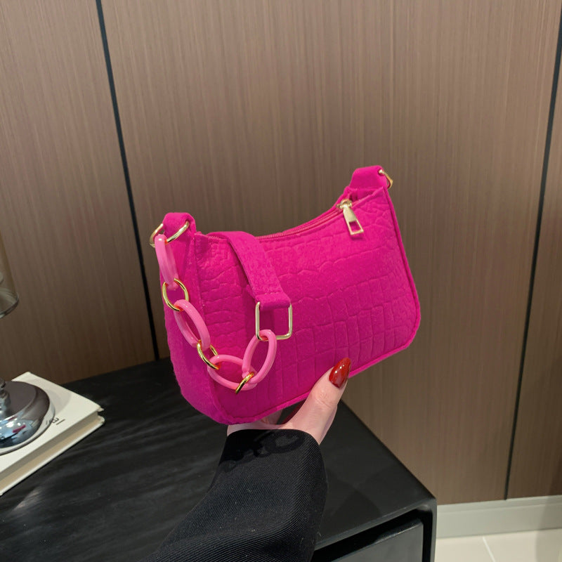 Chain Small Bag Trendy Lightweight Shoulder Bag Fashion