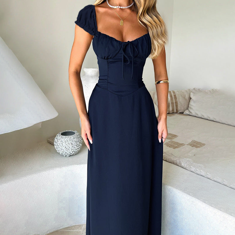 French Dress Slim Fit Waist-controlled Slimming Skirt Temperament Leisure