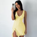 Pure Color Hot Girl Skirt Pure Desire Style European And American Women