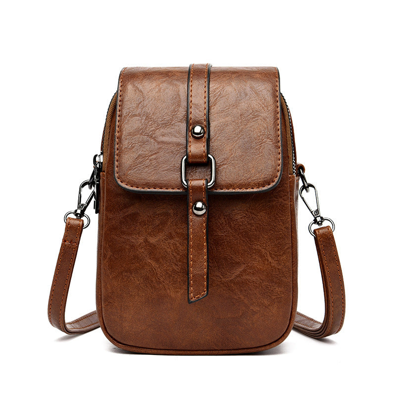 Versatile Generous One-shoulder Crossbody Bag Mini Phone Holder