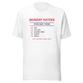 Monday Haters Tour