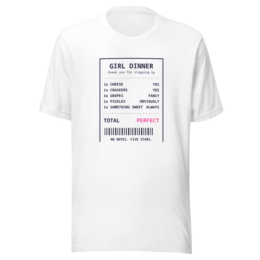 Girl Dinner Receipt