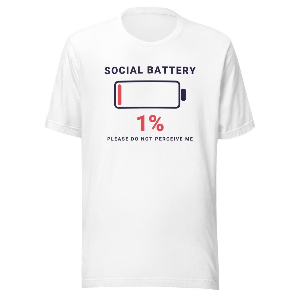 Social Battery Low T-Shirt